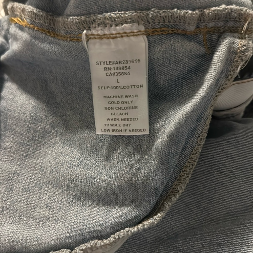 Blue Drawstring Jogger Jeans - Picture 2 of 2